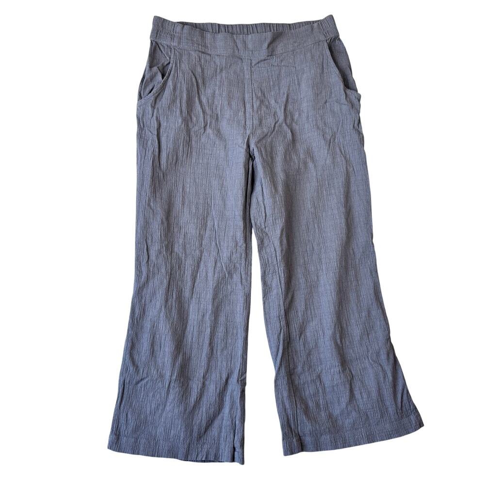 Known Supply Women's 100% Organic Cotton Gray Pull On Sterling Pants - Large‎ - Picture 2 of 10
